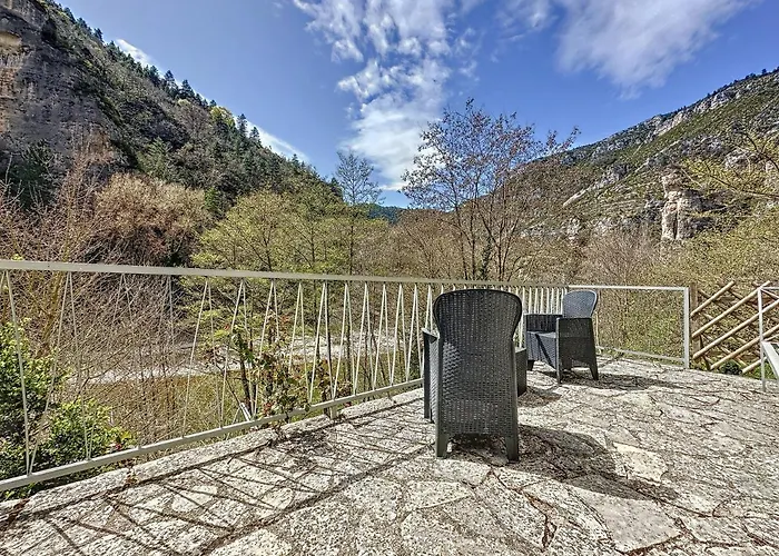 Ferienhaus Gorges Du Tarn : Avec Vue Sur Le Tarn Sainte-Énimie
